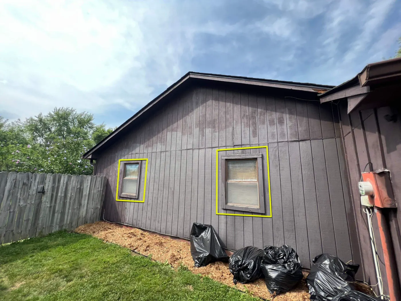 Energy-efficient windows installed in a Tanglewood home